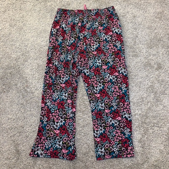 Cuddl Duds Smart Comfort Red, Pink & Blue Floral Pants size S - Picture 8 of 10